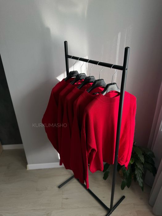 Светр червоний , светр Туреччина, светр жіночий