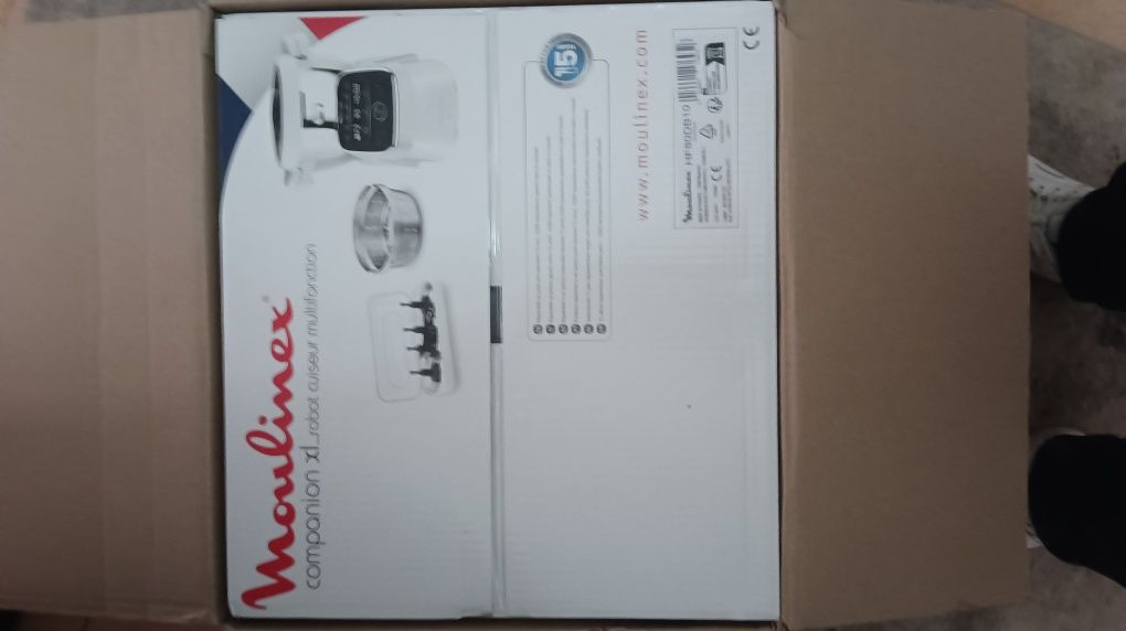 Moulinex Nova dentro da caixa