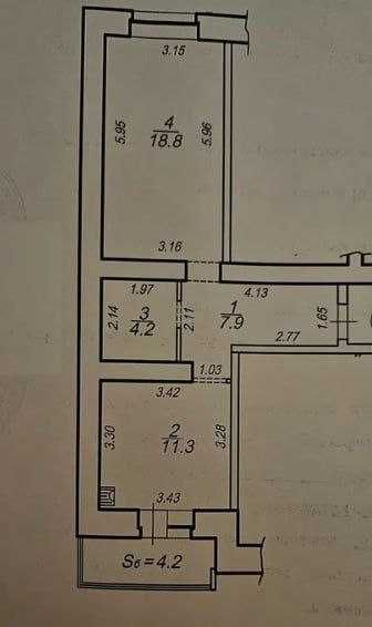 Продаж квартири вул. Куликівська | ЦЕНТР | 46.4 м² | 3/10 поверх