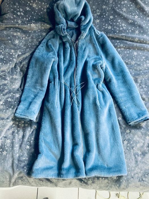 Парка зимняя женская двусторонняя эконорка