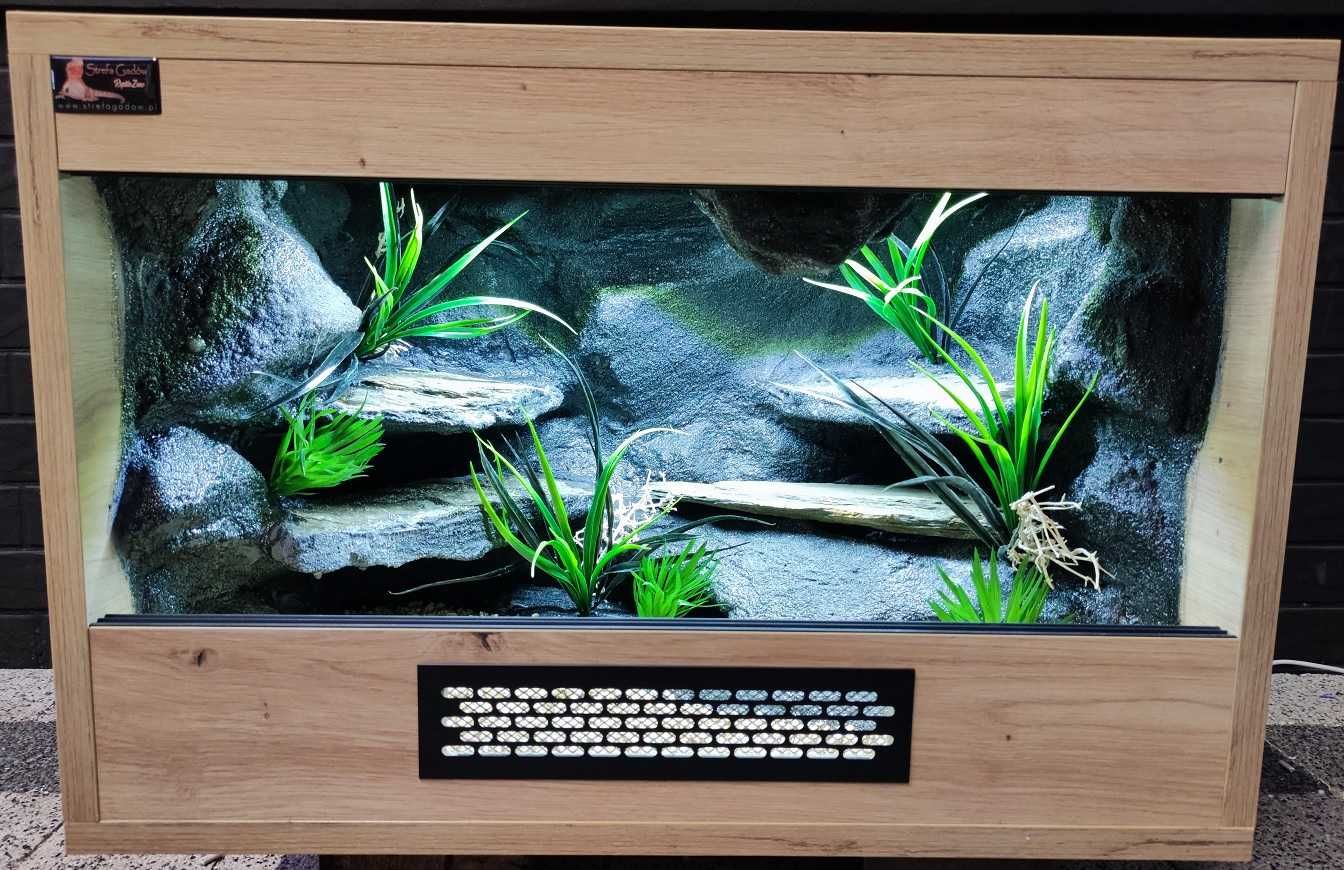 Terrarium pustynne nr524 60/40/40 dla gekona lamparciego NA ZAMÓWIENIE