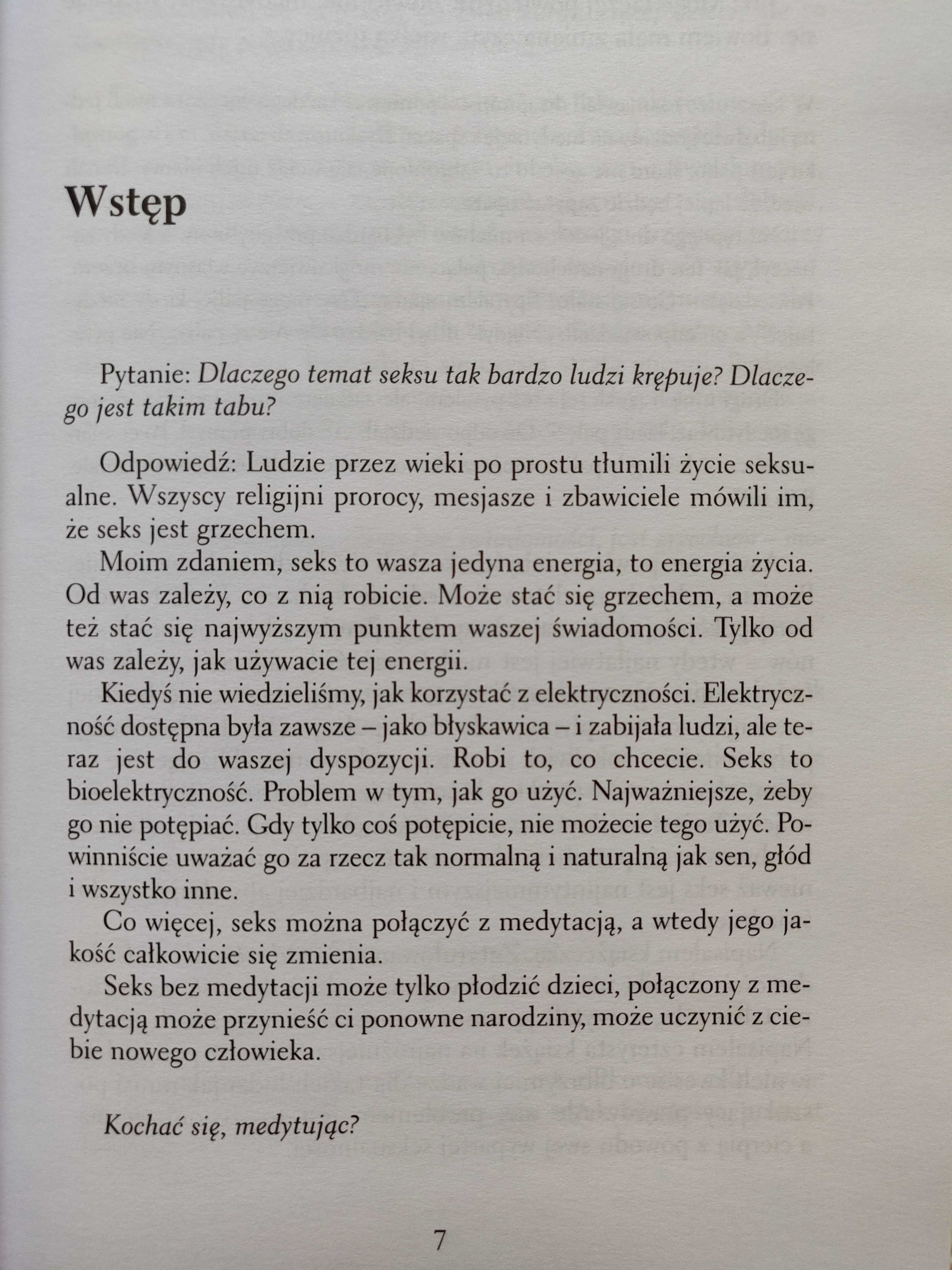 Seks się liczy. Od seksu do nadświadomości. OSHO