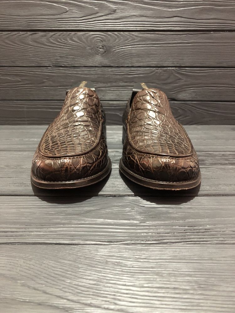 Лоферы Bally крокодил zilli kiton stefano ricci
