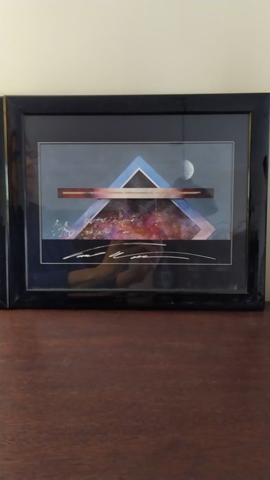 Três quadros motivo "esotérico"