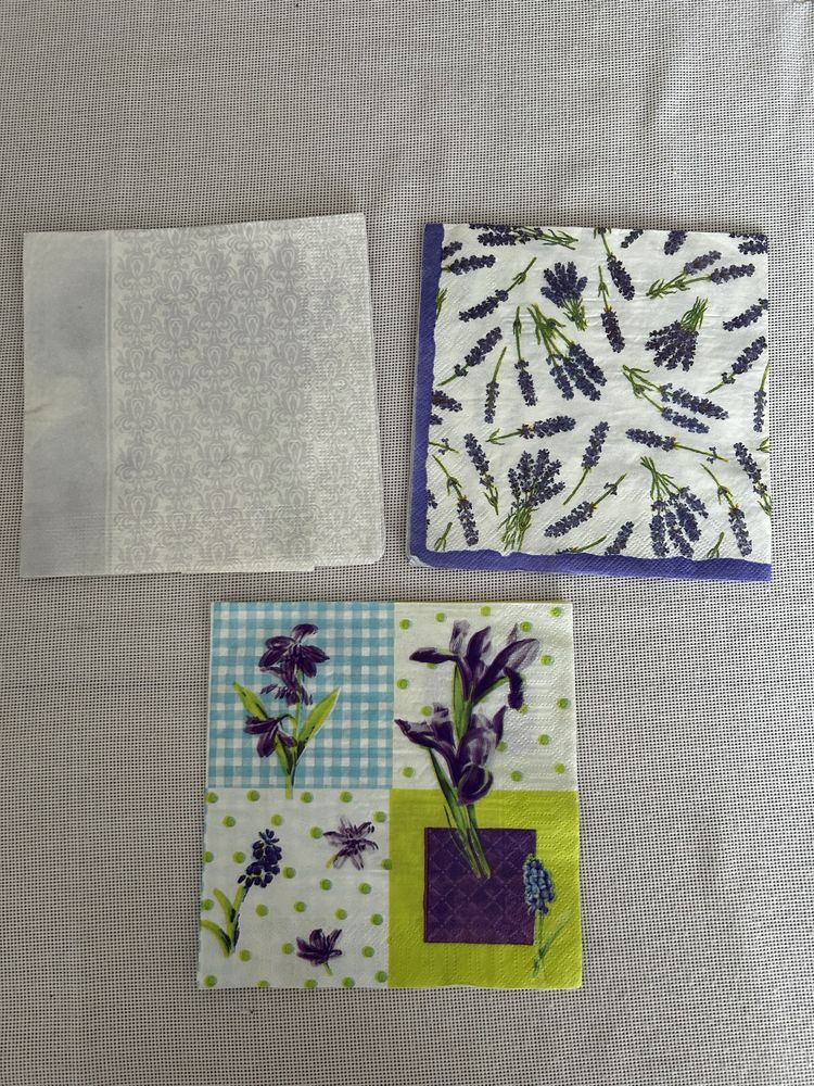 Serwetki w kwiaty decoupage