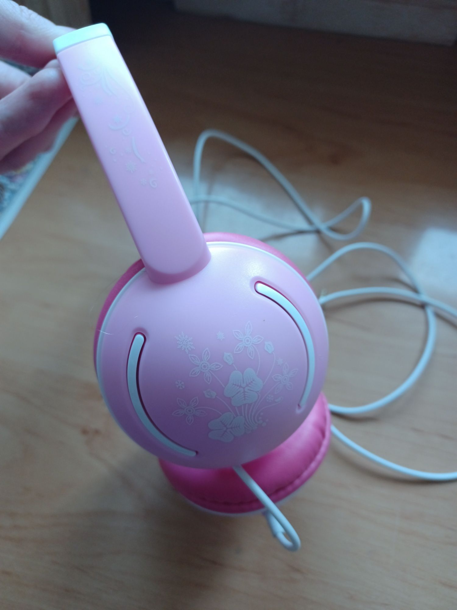 Piękne różowe słuchawki ;)