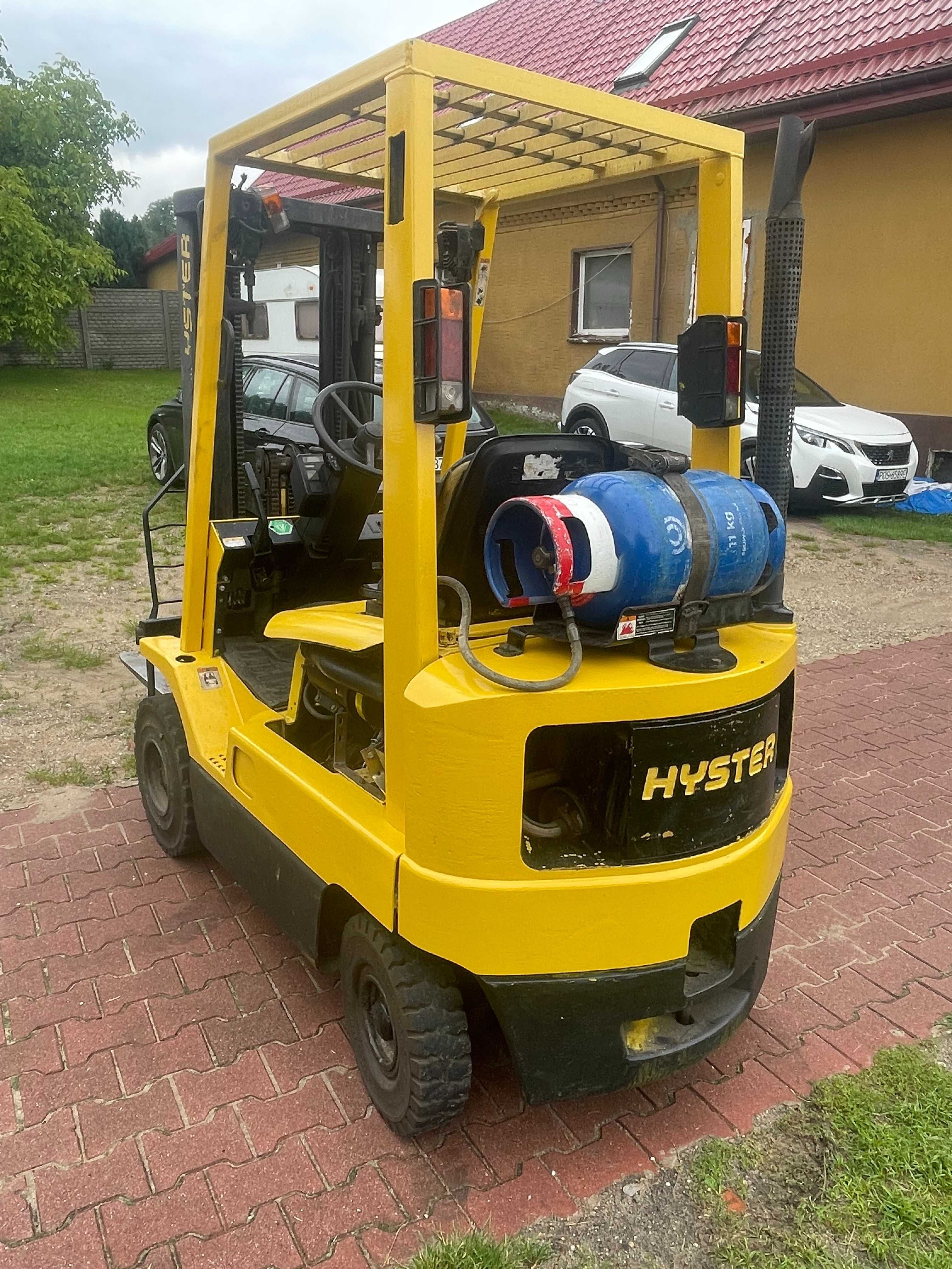 Wózek widłowy HYSTER H1.50 XM TRIPLEX LPG Przesuw boczny