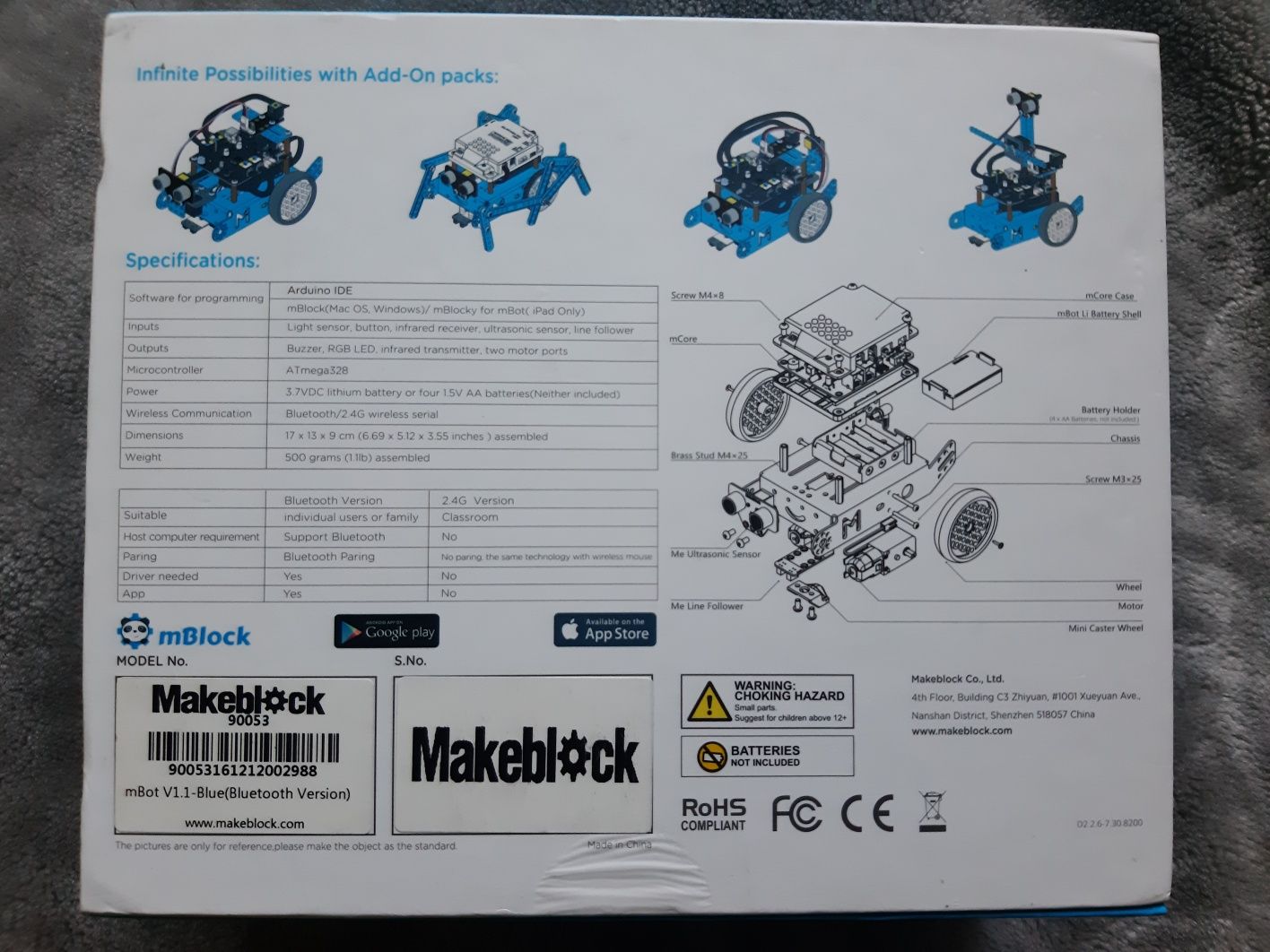 mBot Makeblock Educational Robot Kit, 90053