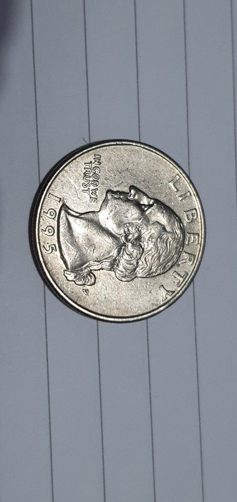 Moeda americana quarter dollar