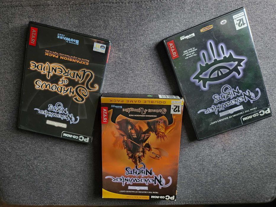 PC Neverwinter Nights Shadows of Undrentide Gold Edition Komplet Ang