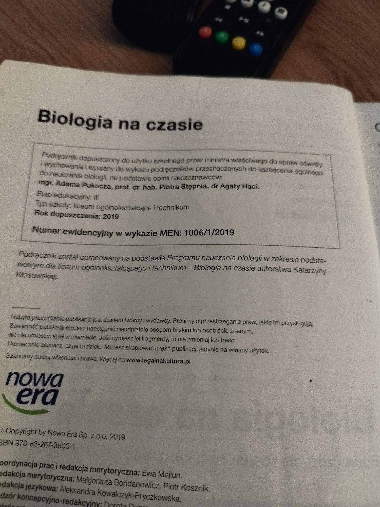 Podręcznik do biologii