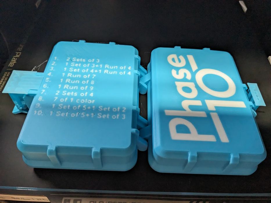 Caixa para Jogo Phase 10 - Impressão Contínua