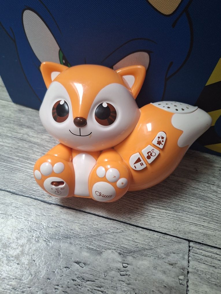 Projektor lampka usypiacz Chico lisek foxy stan bdb