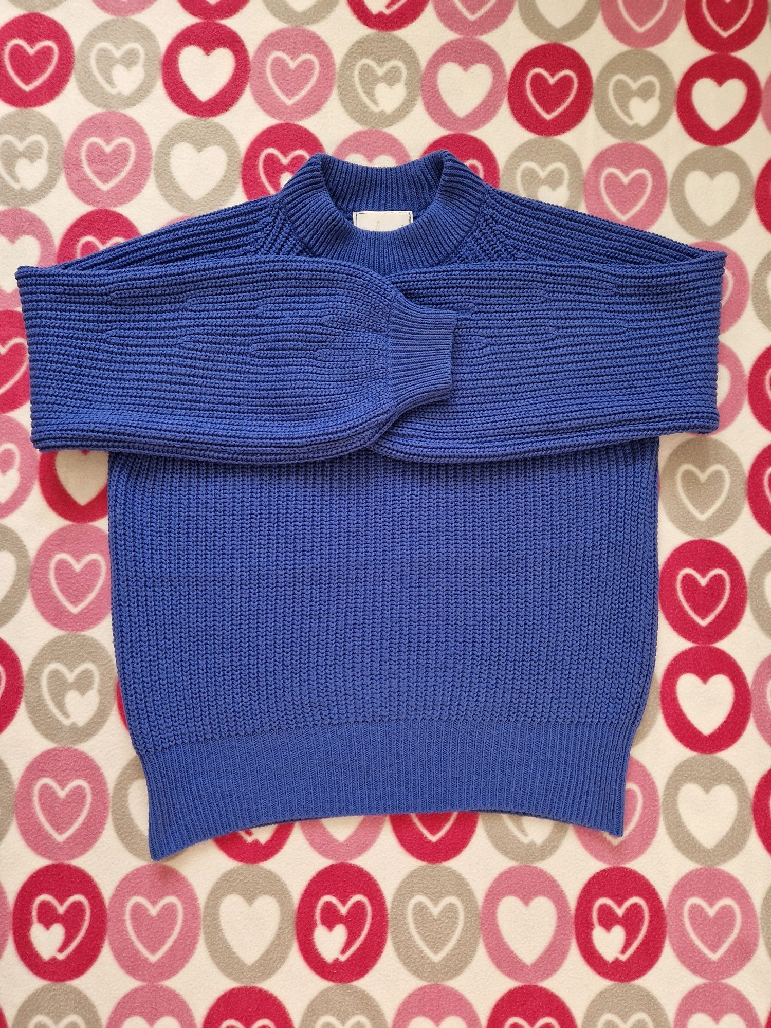 Sweter Laurella kobaltowy rozmiar S/M