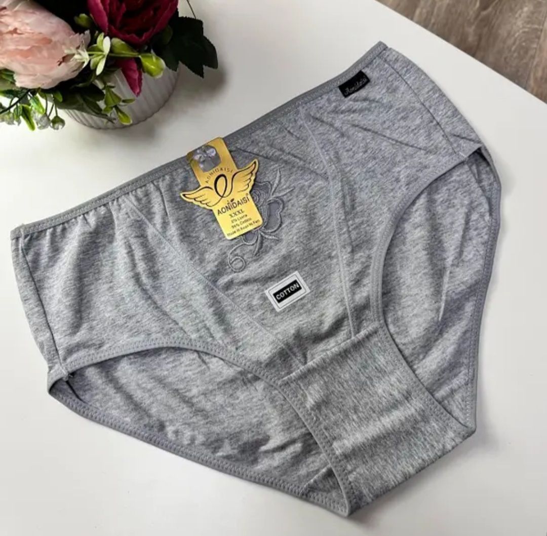 Жіночі бавовняні трусики Aonidaisi 8923 XXL, XXXL.  52/54р.