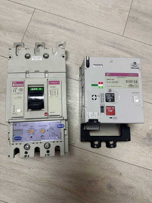 Автоматичний вимикач 630А з моторприводом ETI