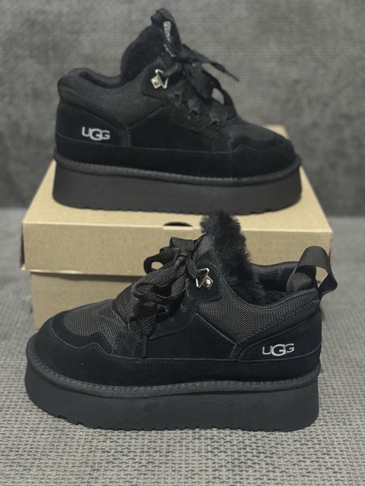 Ugg lowmel black женские черные угги лоумель