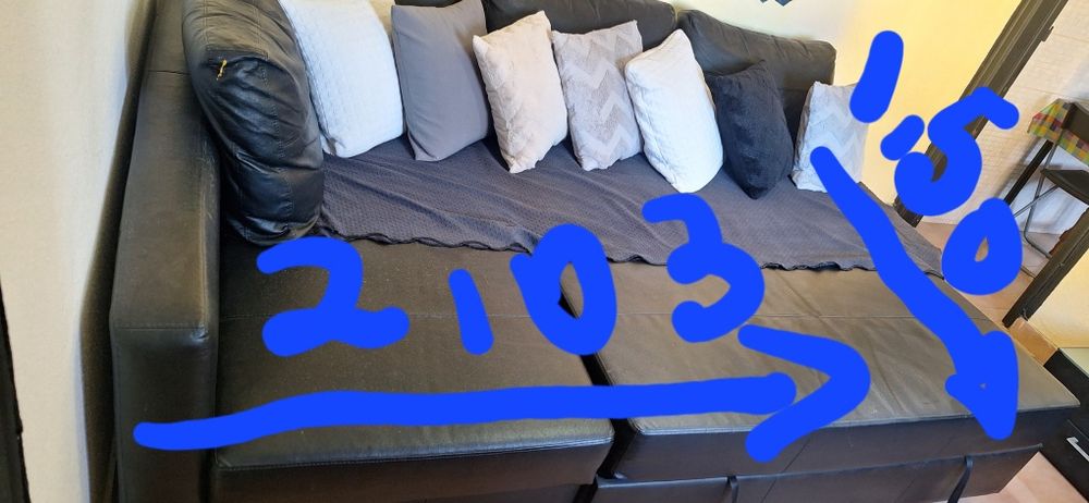 Sofá cama chaise longues