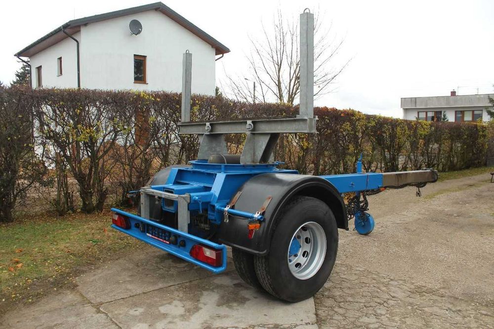 Przyczepa dłużyca dłużycowa do stali drutu słupów energetyka 10,5 Tony