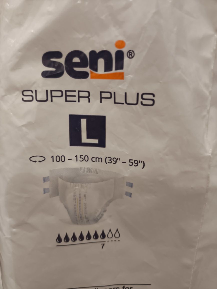 Seni super Plus L pieluchomajtki dla dorosłych