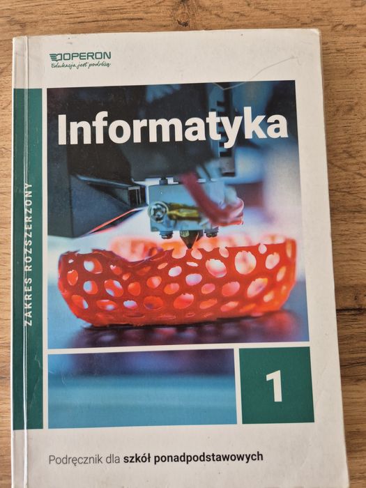 Informatyka 1 podręczniki do szkół ponadpodstawowych Operon
