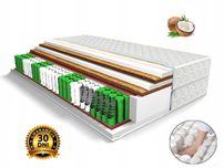Materac Kieszeniowy sprężynowy Kokos PREMIUM24 90/120/140/160/180x200