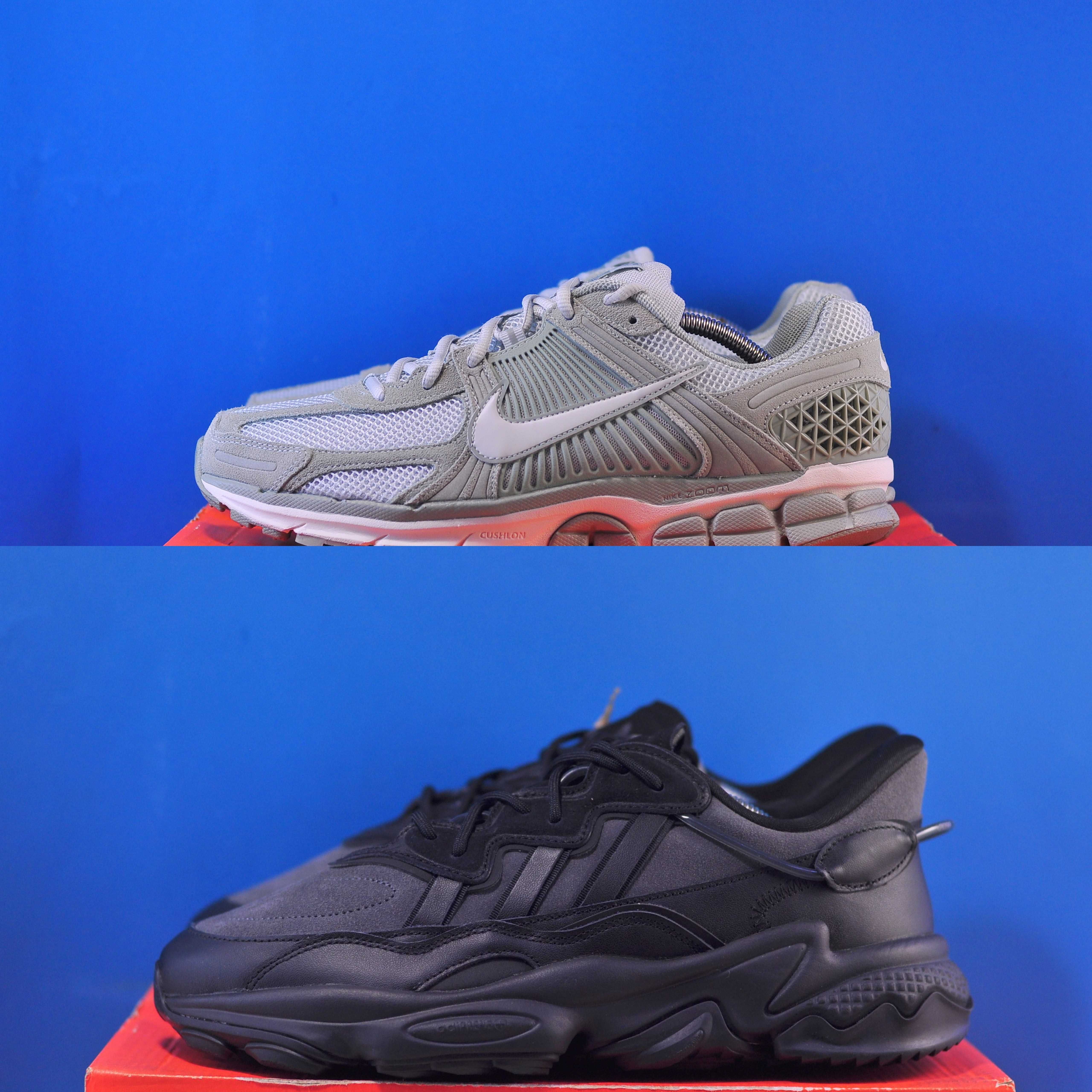 Кросівки Nike Zoom Vomero 5 Adidas Ozweego Shoes Black