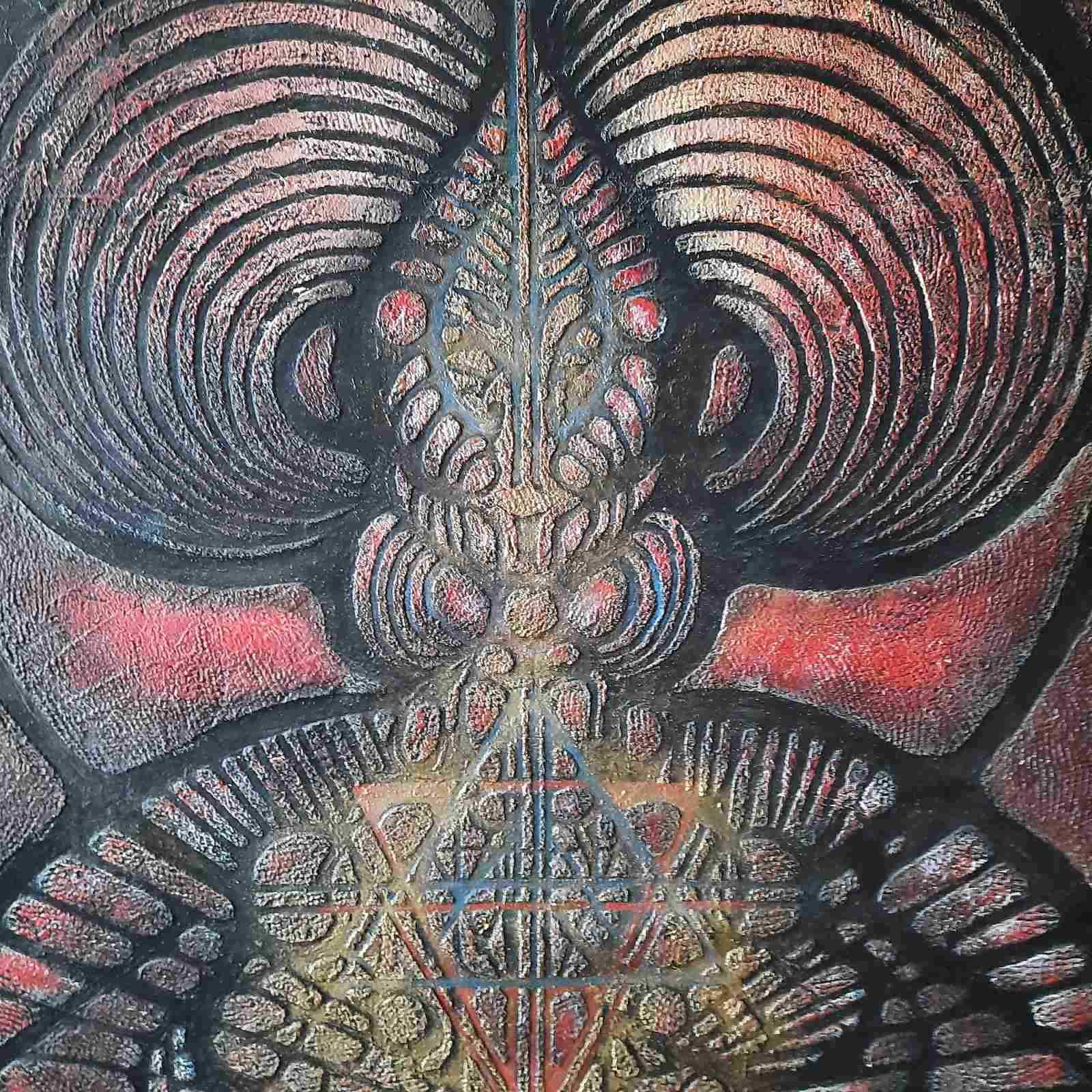 картина Первинна рiвновага холст масло художник Горяний И.М. 1997 год