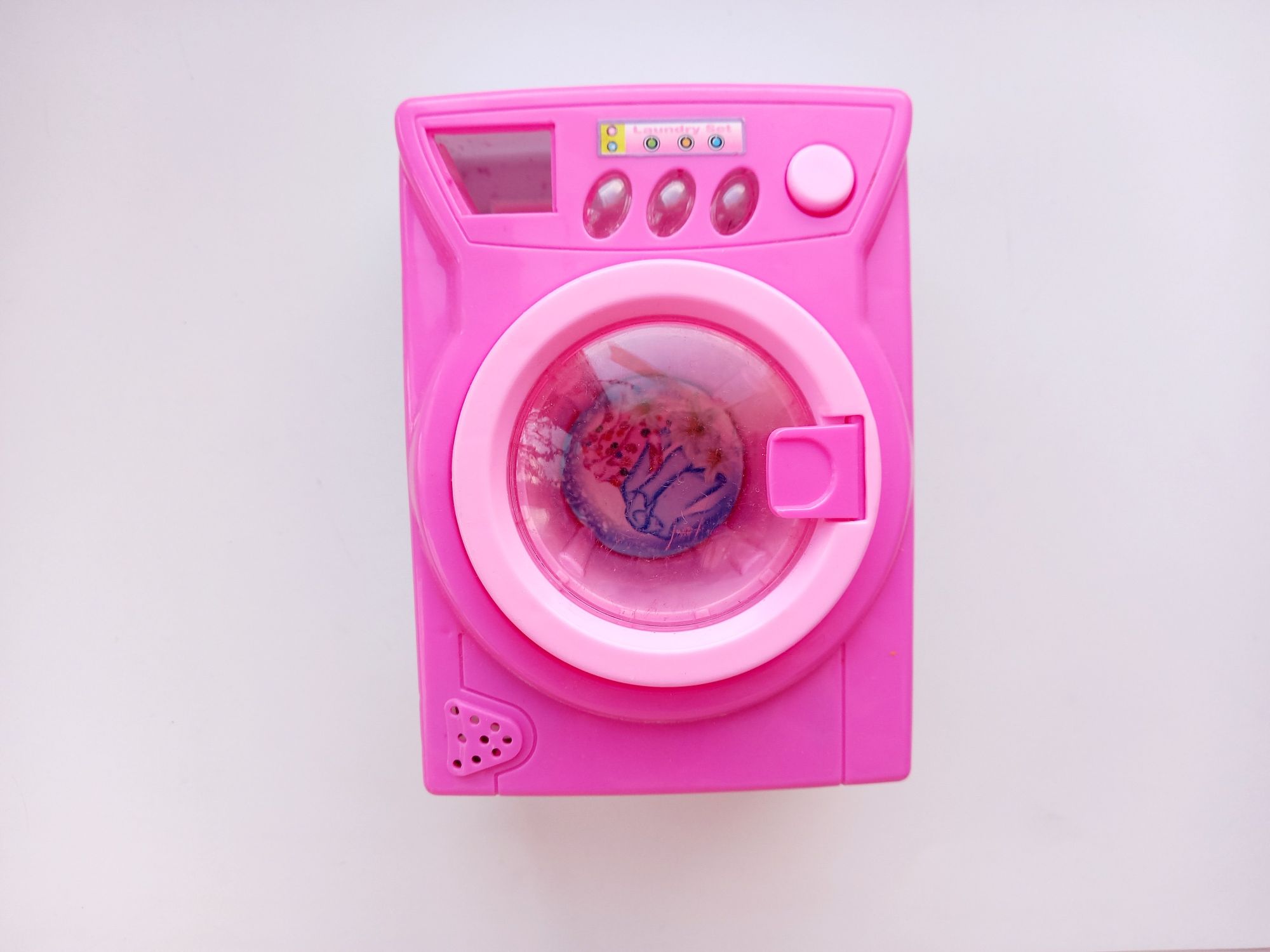 Іграшкова пральна машинка для ляльок