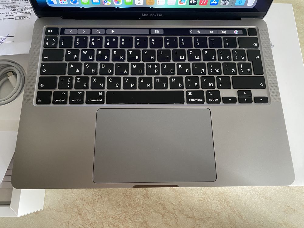 MacBook Pro 13, 2019, полный комплект