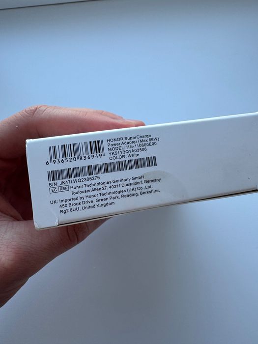 Зарядка  66W Honor Fast Charge для телефона, зарядний пристрій NEW