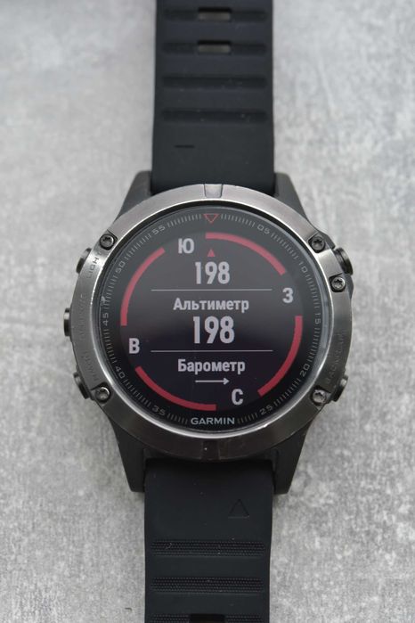 Garnin Fenix 5 чорний колір