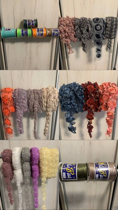 Тесьма/Бахрома/Розы(фурнитура для шитья и декора)