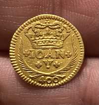 Moeda ouro D. JOAO V Pinto 480 Reis 1728