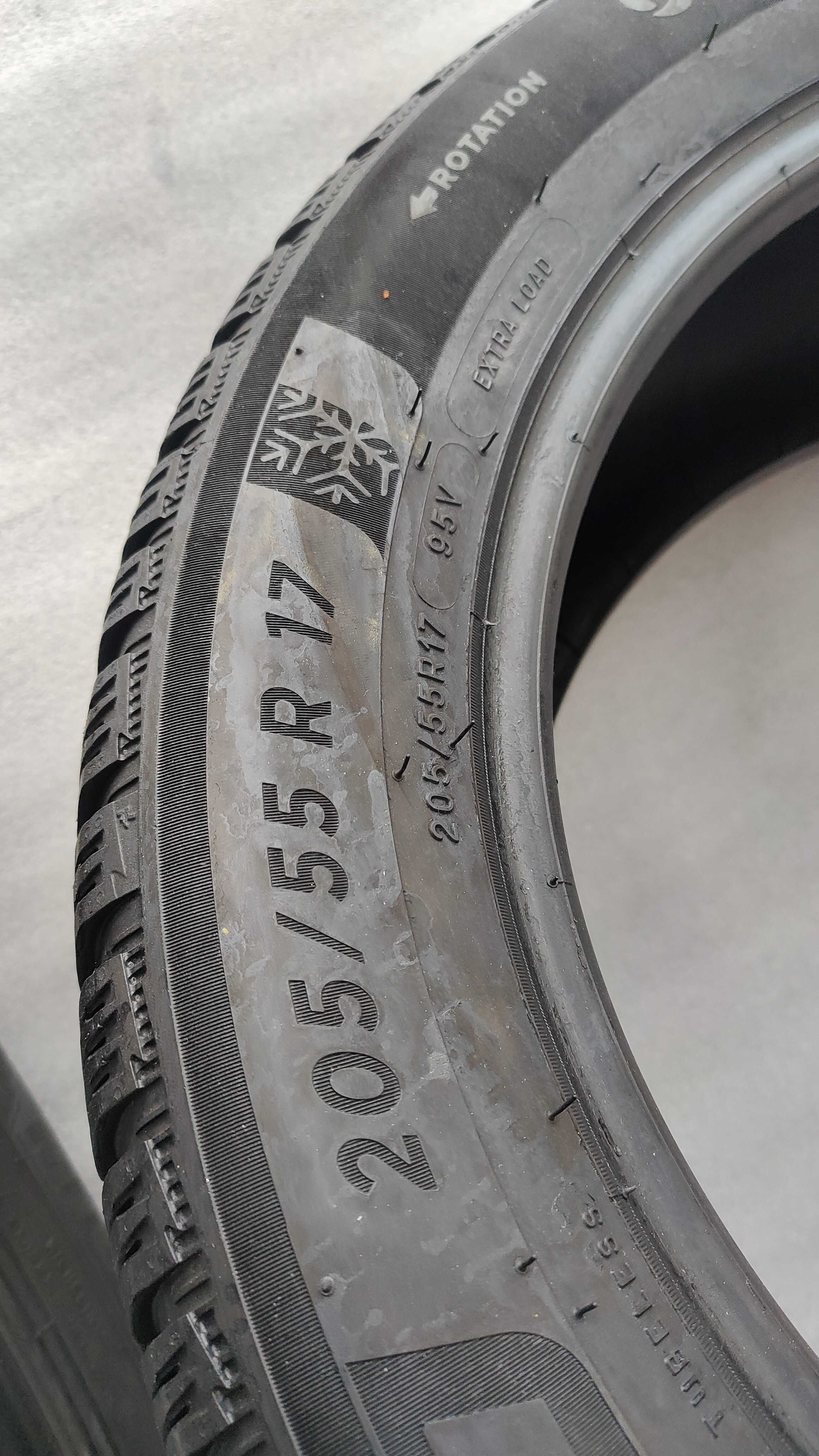 Opony Zimowe 205/55/17 Michelin 4szt 7mm 2021r