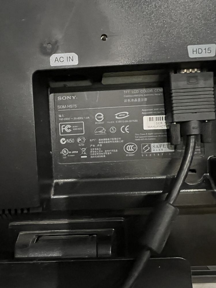 Sony sdm hs75 монитор 17