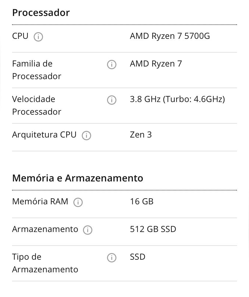 PC gaming HP Victus 15l AMD 5700 GeForce 1660 Super 16gb Ram
