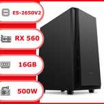 E5-2650 v2 / 16GB / RX 560 / 500W Мощный бюджетный компьютер