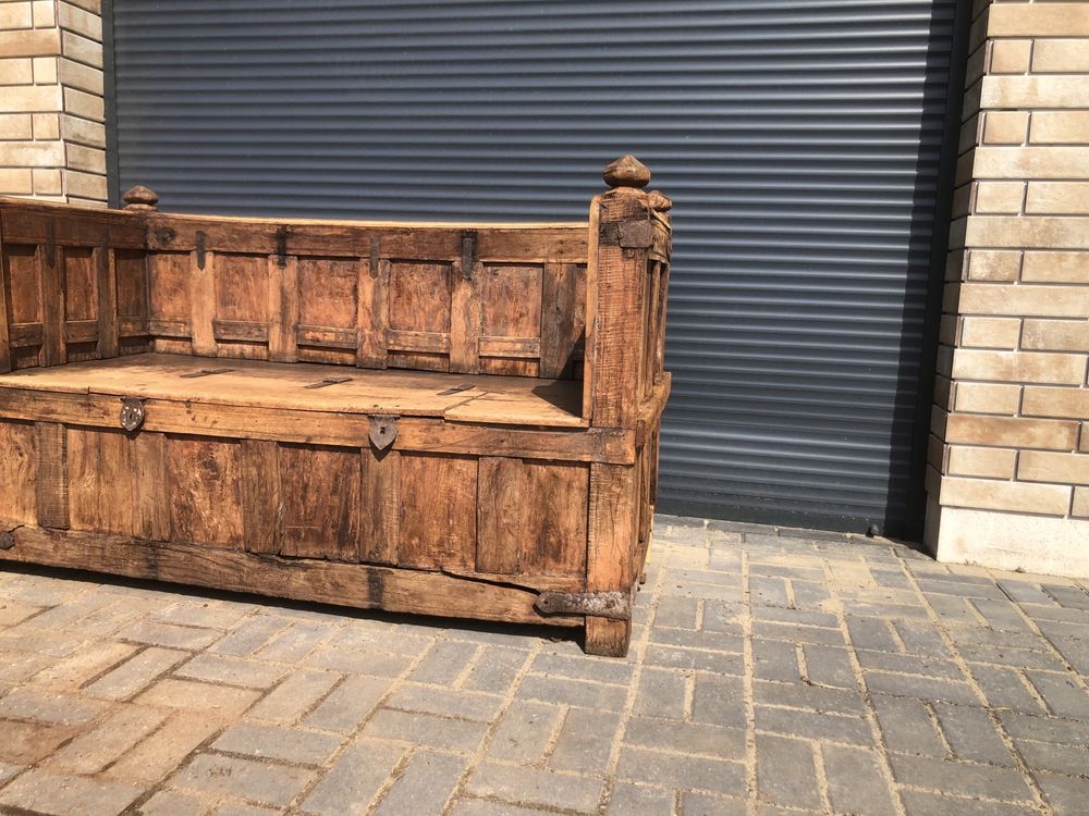Sofa ława siedzisko na taras z litego drewna