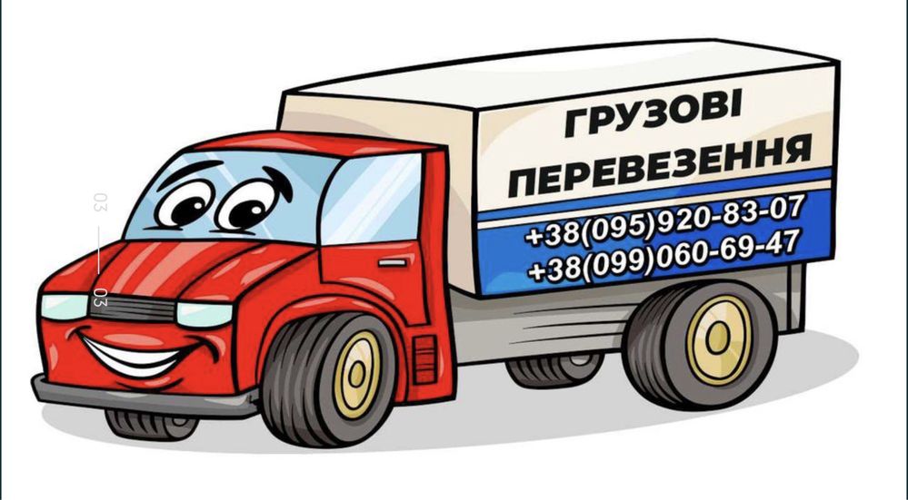 Грузо перевозки розміри 2.90 на 1,80