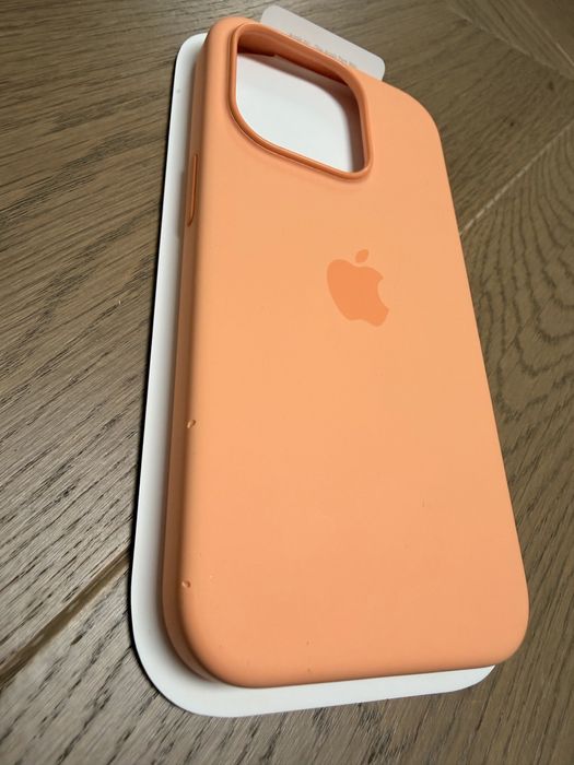 Case etui oryginał Silicone iPhone 15 PRO Orange Sorbet [MT1H3ZM/A]