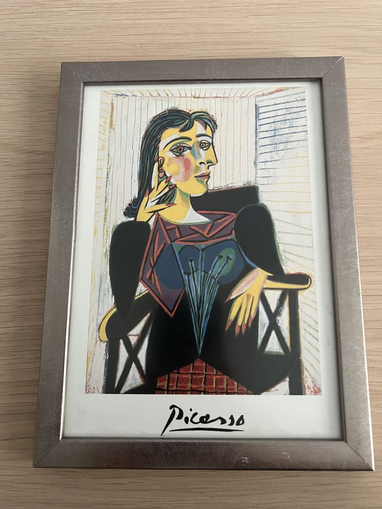 Obraz Picasso Klimt ramka mały 3 sztuki