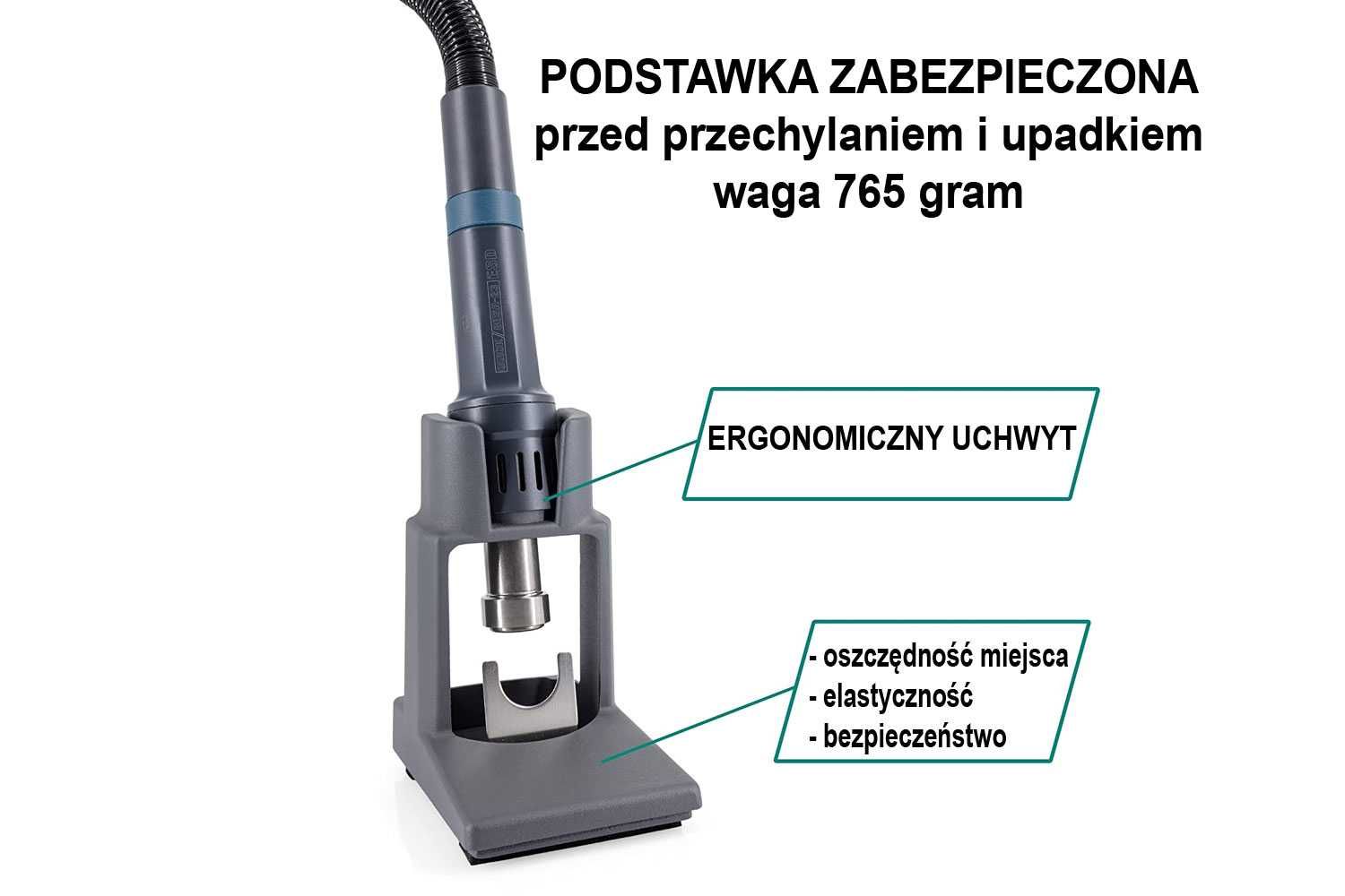 Quick 861DW ESD – stacja lutownicza HOT AIR 1kW mało używana FV 23%