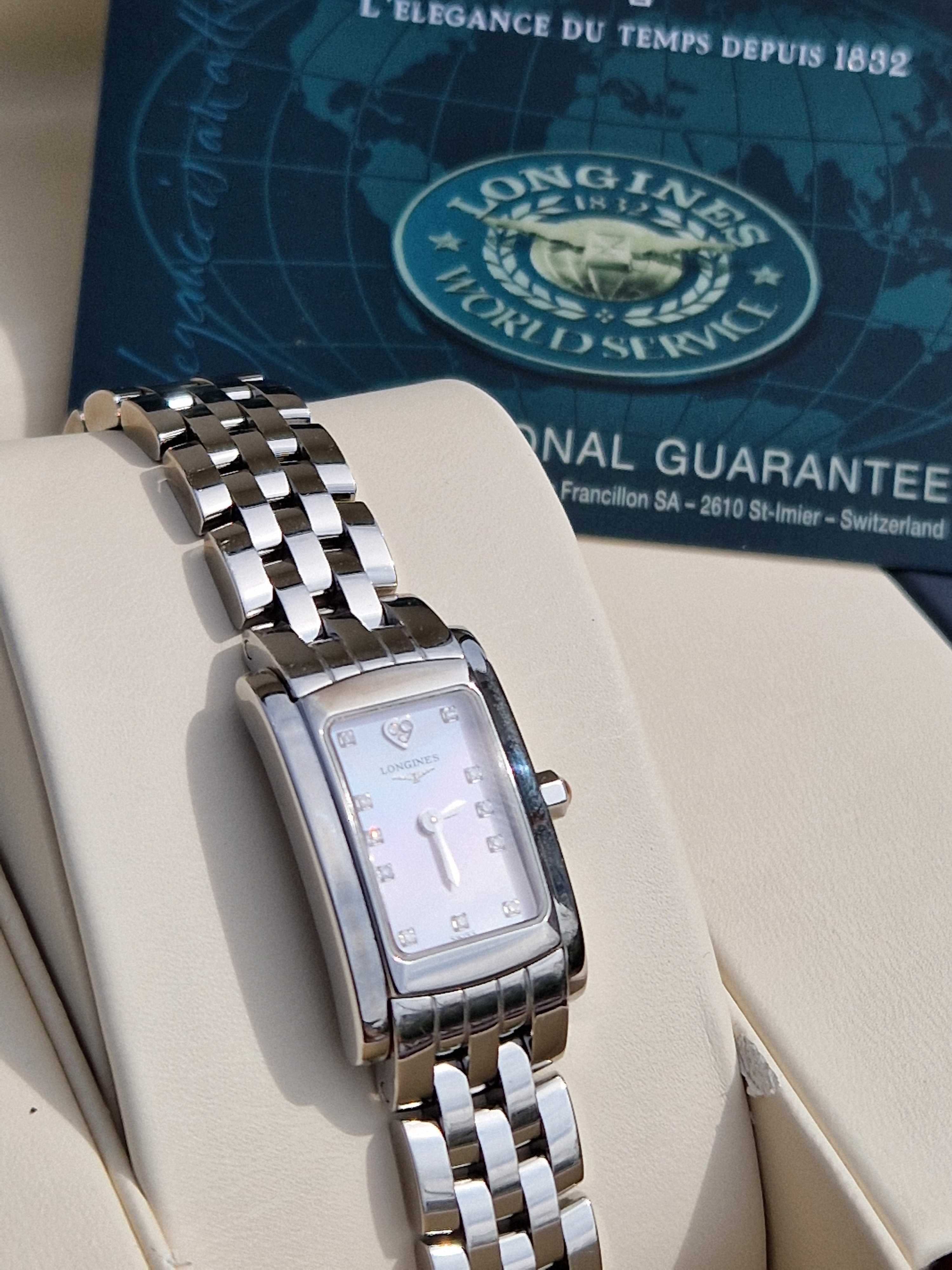 Longines DolceVita Diamentowe Serce z 14 diamentami Full Set PIĘKNY!!!