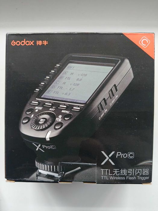 Радіосинхронізатор пульт Godox XPro-C для Canon