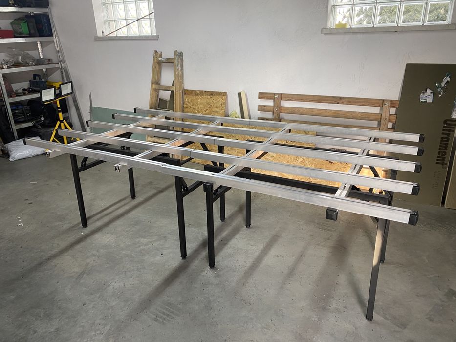 Stoł rozsuwany do plytek megaformatowych