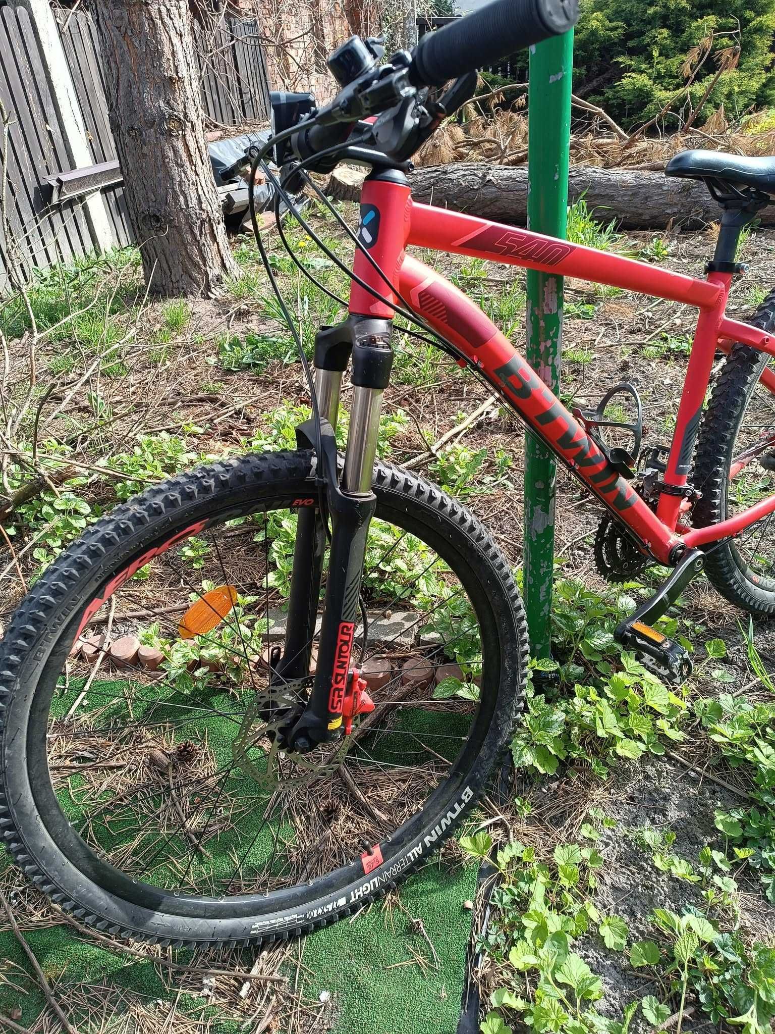 Rower górski MTB B-Twin 540, lekki, hydrauliczny hamulec, nówka