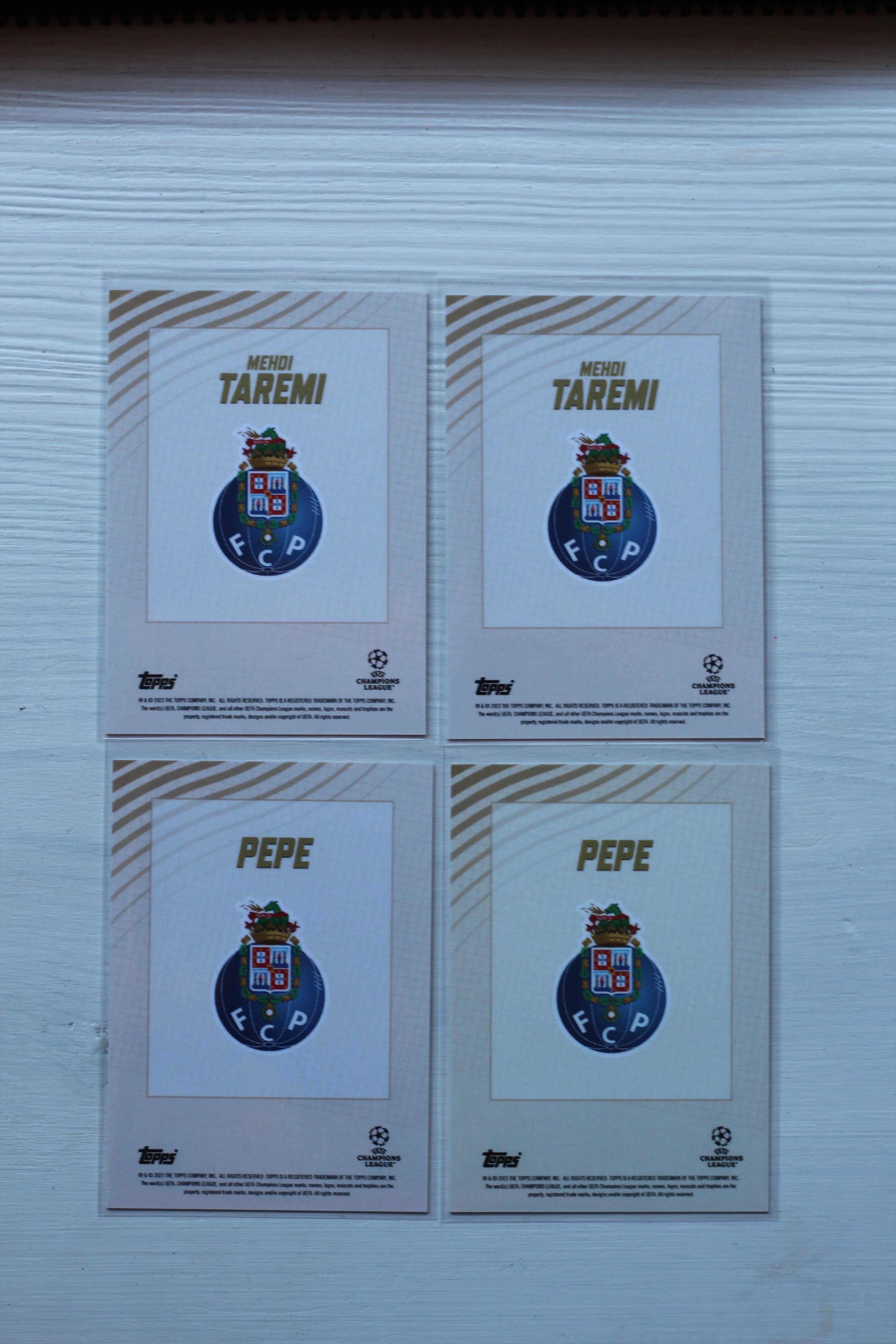 Cartas FC Porto - Topps Gold - Taremi e Pepe