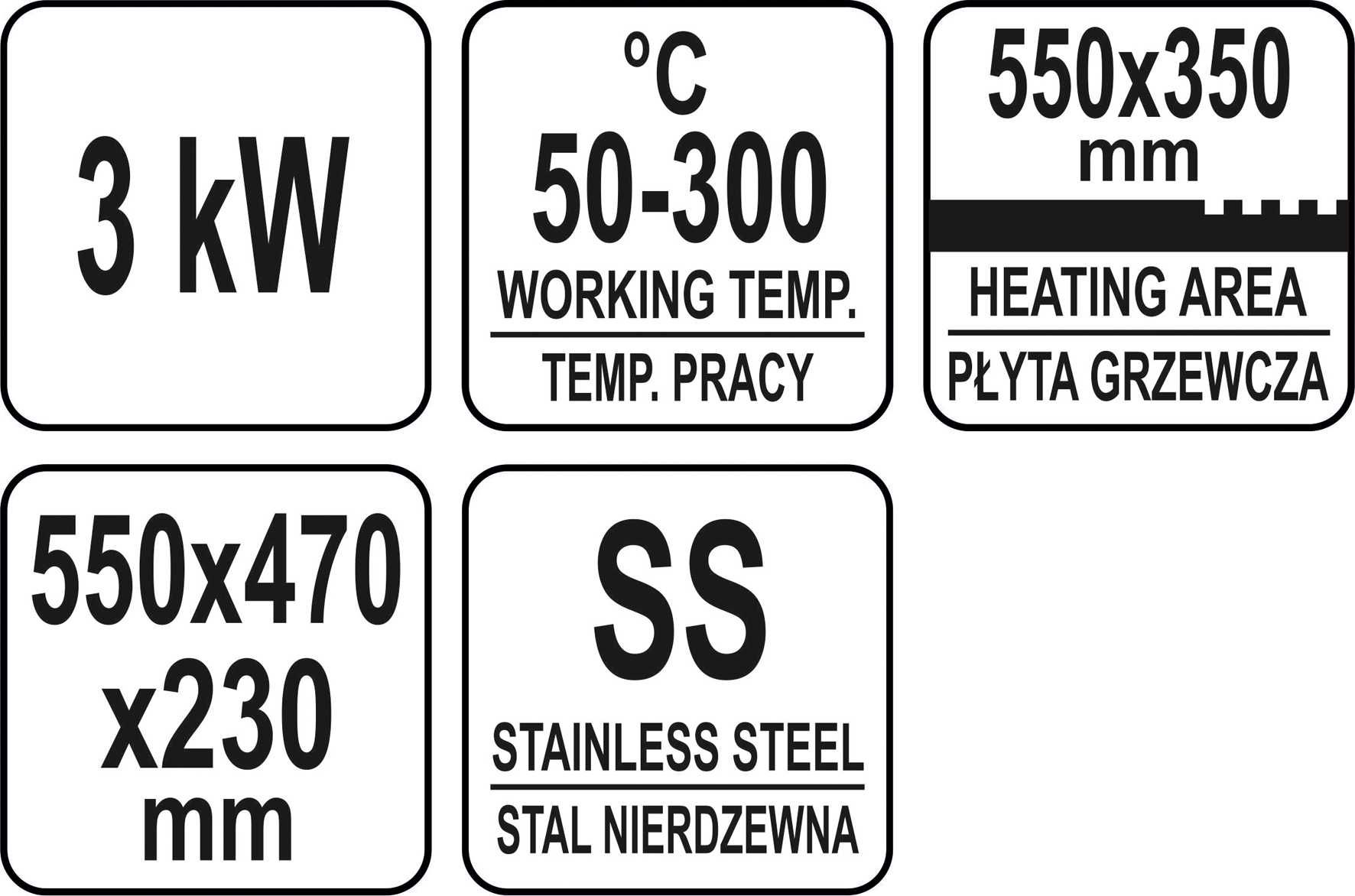 Płyta grillowa , grill elektryczny 2/3 gładka 1/3 ryflowana