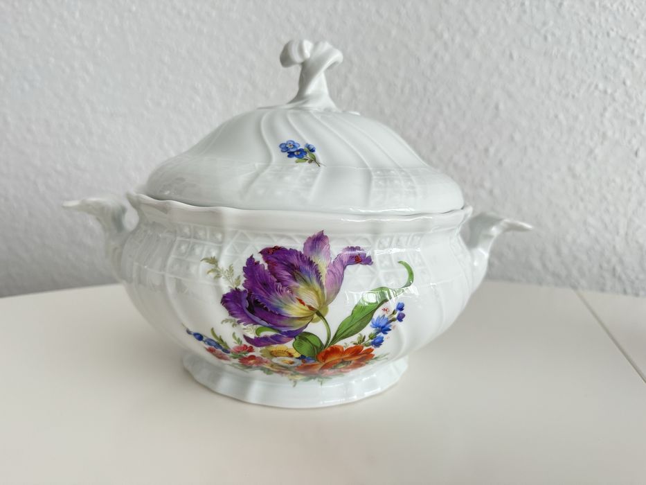 Serwis obiadowy Hutschenreuther Dresden w kwiaty